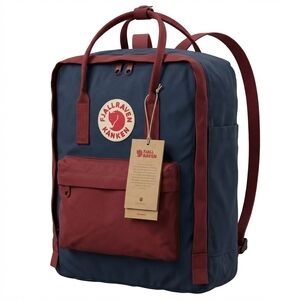 Fall Raven Kanken Backpack Royal Blue-Ox Red New With Tags